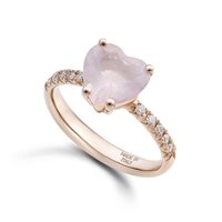 Anello Medea Donna MEDEA in Oro rosa Quarzo AN-020 Q. ROSA
